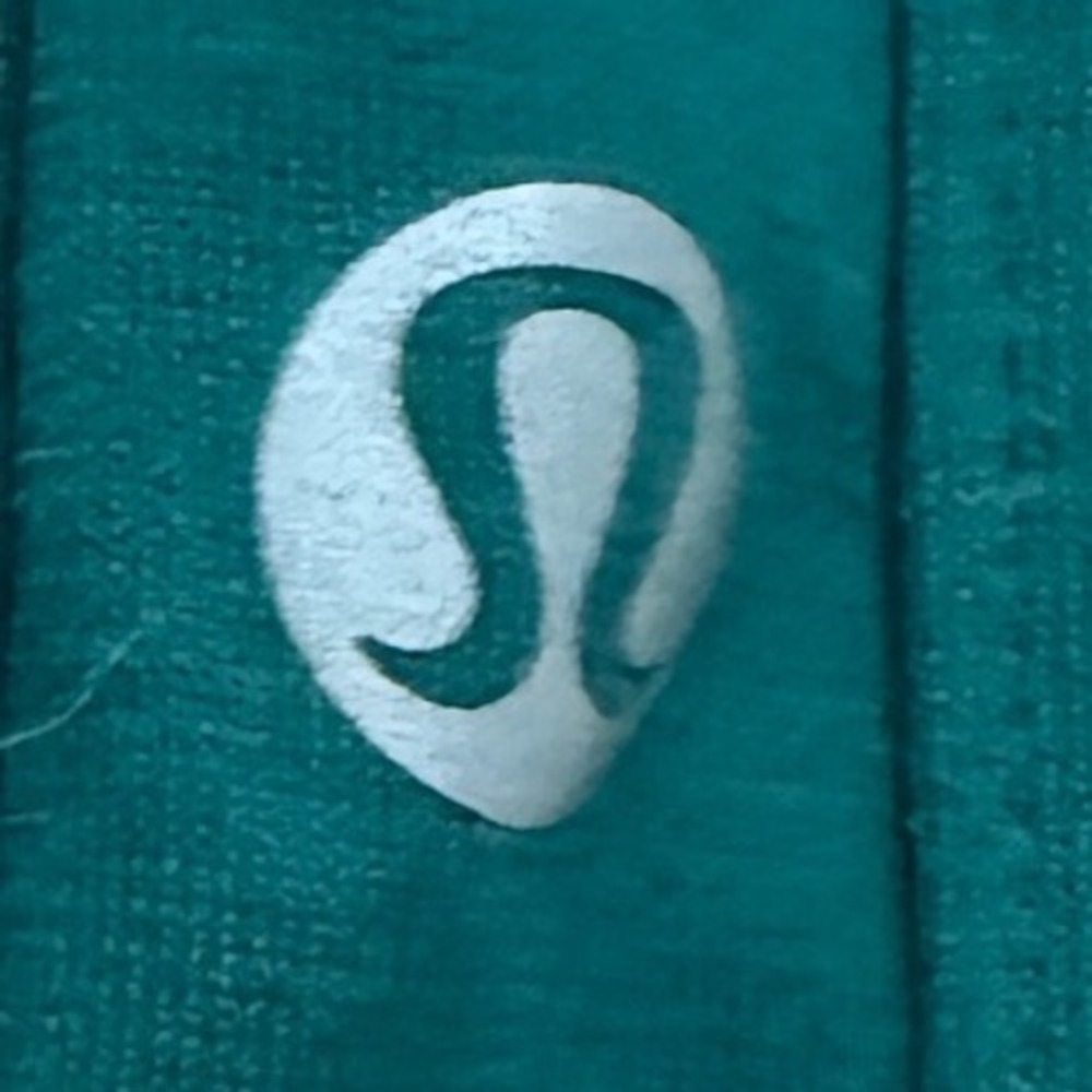 Lululemon Racerback Tank Top Teal Green Curved Hem Athletic Workout active - Picture 5 of 6